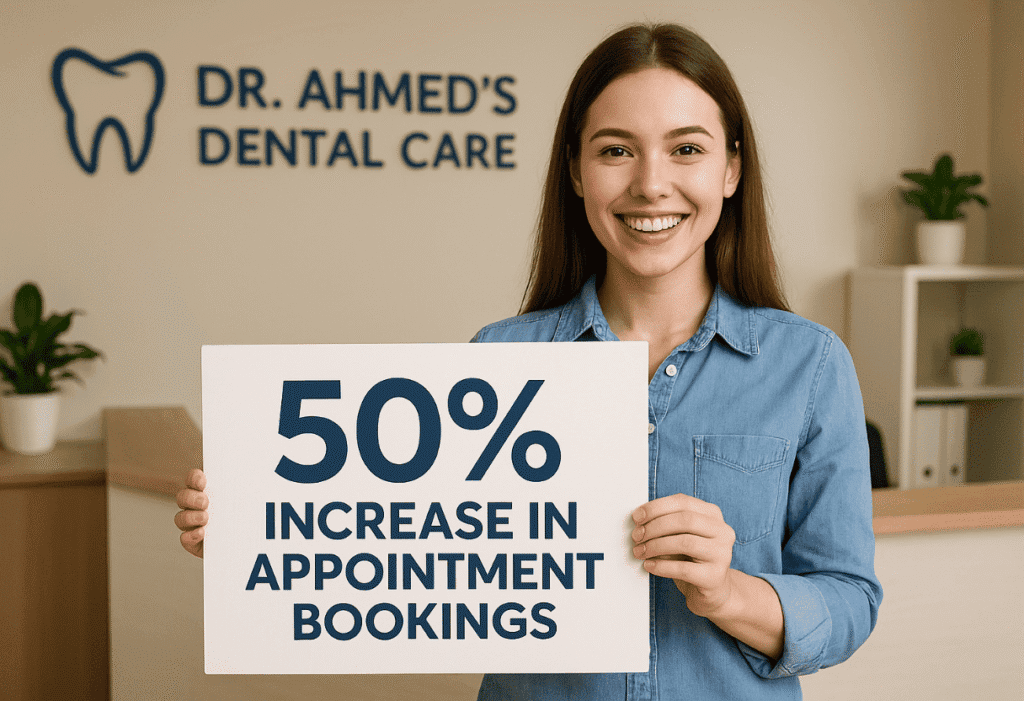 Case-Study-Dr-Ahmed’s-Dental-Care-Results-Achieved-image