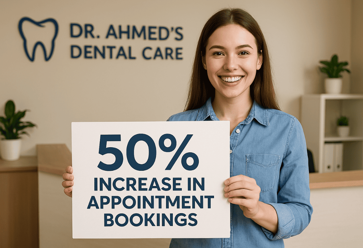 Case-Study-Dr-Ahmed’s-Dental-Care-Results-Achieved-image