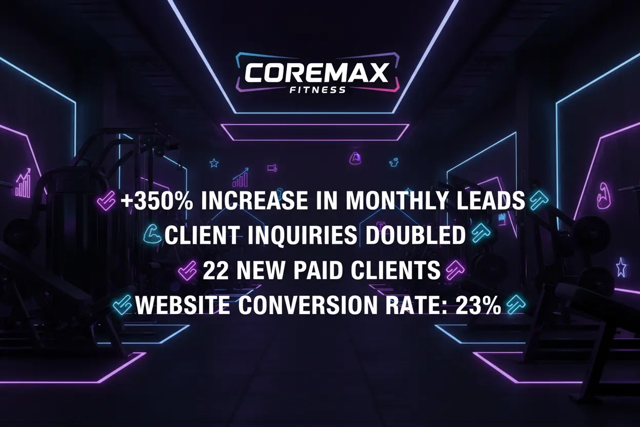 Coremax Fitness Results