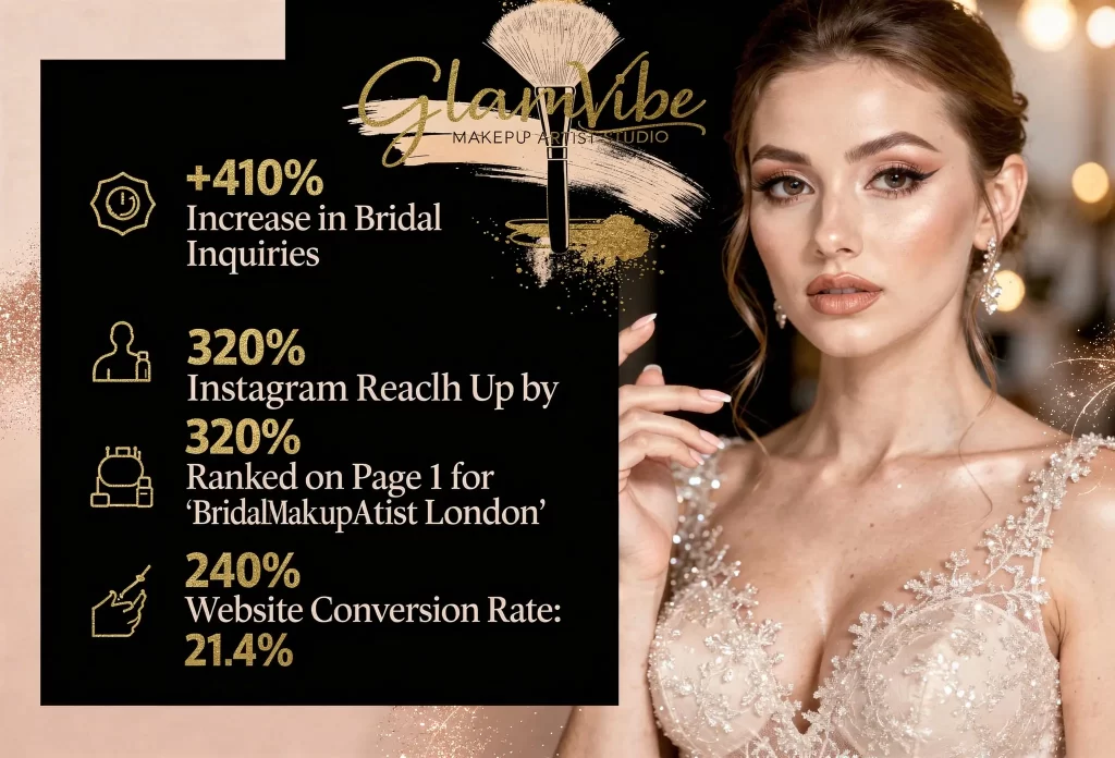 Glam Vibe Makeup Artist London Results