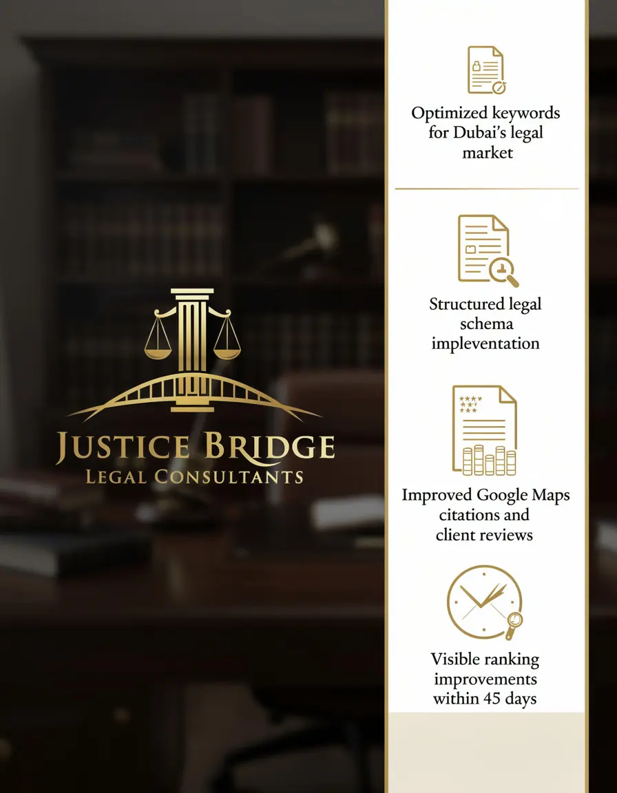 Justice Bridge Legal Consultants UAE SEO Local Optimization