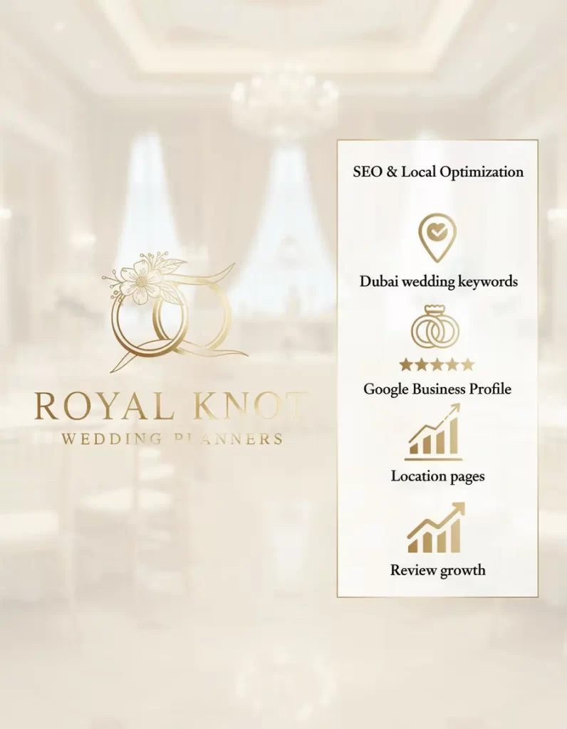 Royal Knot Wedding Planners SEO Local Optimization