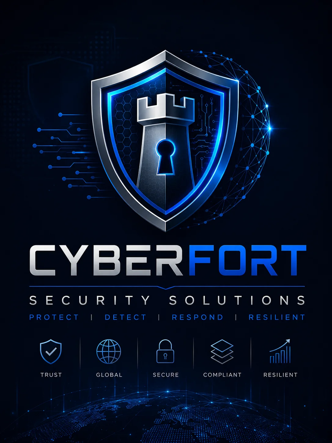 MMN CyberFort Security Solutions Logo