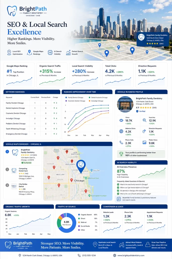 MMN BrightPath Family Dentistry SEO GEO AEO